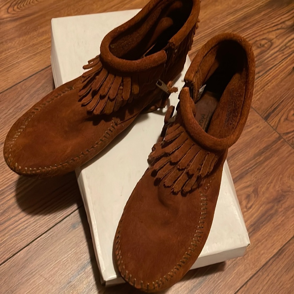 Minnetonka Suede Booties